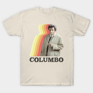 Columbo / Vintage Faded Style Retro TV Fan Design T-Shirt